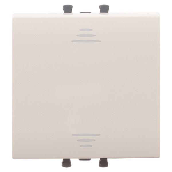 Переключатель одноклавишный модульный, "Avanti", "Ванильная дымка", 2 модуля DKC