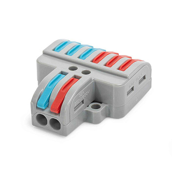 СМК ответвительная сечение 0,08 - 4 мм² 2-проводная 6 выводов серая (20 шт/уп) Промрукав