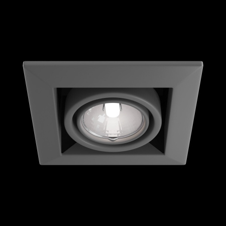 Встраиваемый светильник 1*GU10 50Вт Серебро IP20 Metal Modern DL008-2-01-S Technical