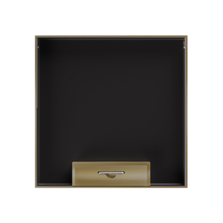 Donel Лючок в пол 24 мод. (12 мод. 45х45 мм.), латунь, в уровень с напольным покрытием