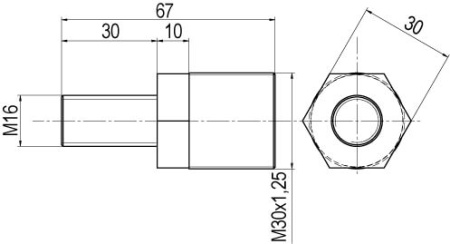 Соединитель ESE молниеприемник-мачта DKC
