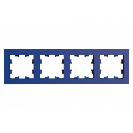 ATLASDESIGN Рамка 4-постовая универсальная, аквамарин Schneider Electric