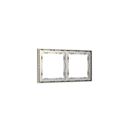 Рамка пластиковая Voltum S70 на 2 поста, (шелк)