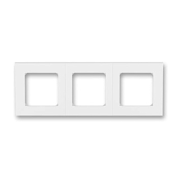 Levit Рамка горизонт/вертик 3 мест . белый/ледяной IP20 ABB