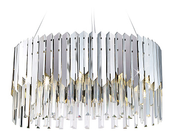 Подвесная люстра с хрусталем TR5285/6 CH/CL хром/прозрачный E14/6 max 40W D600*1100 Ambrella Light