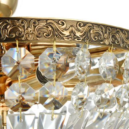 Люстра 5*E14 60Вт Золото Антик IP22 Tiara DIA500-CL-30-05-G Maytoni