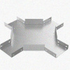 Лоток крестообразный замковый глухой КМЗГ 200х100 УТ1,5, горячее цинкование, S0,8