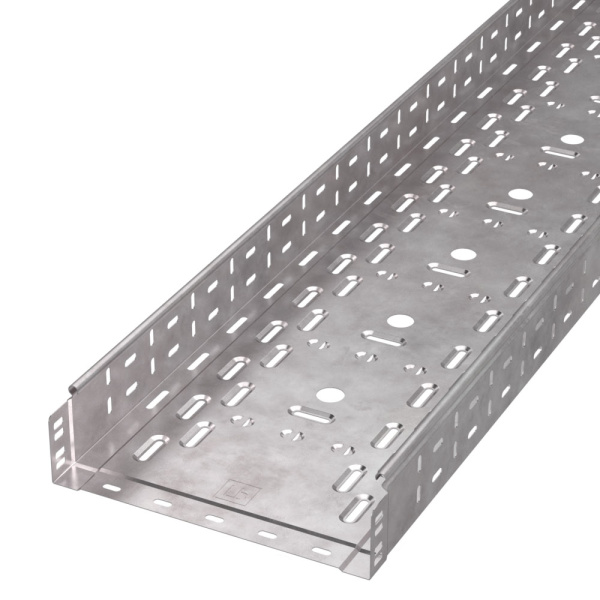 Лоток перфорированный Стандарт HDZ 300х80х3000 (1,0 мм) (6 м/уп) Промрукав