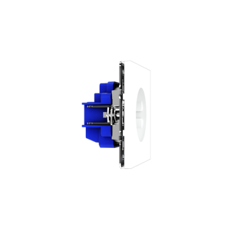 Розетка встраиваемая Voltum S70 с заземлением 16А, (белый матовый)