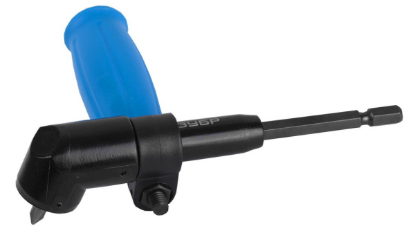 Адаптер "ЭКСПЕРТ" угловой для бит, дополнительная рукоятка, 135 мм ЗУБР