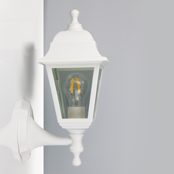 Фасадный светильник GWL-E27-M-IP65 Белый Средний Вверх Пушкинский General