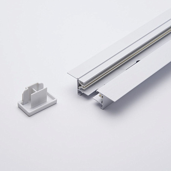 Шинопровод встр.для трековых однофазных св-ков, белый, 2м, CAB1004