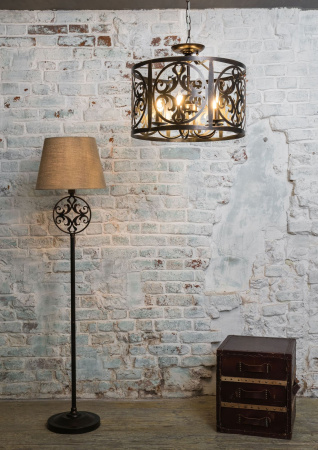 Торшер 1*E27 40Вт Коричневый IP20 Rustika H899-00-R Maytoni