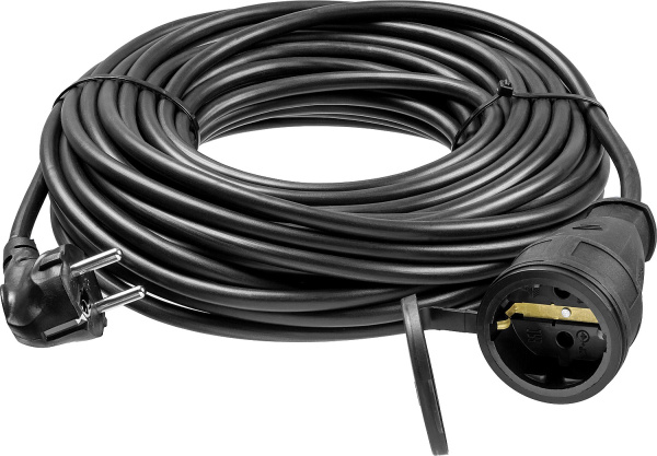 Силовой удлинитель-шнур ПВС 3х1.5 20 м 3500Вт IP44, ПВС 315-Ш, Профессионал ЗУБР