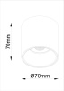 Потолочный светильник 12Вт 4000K Черный IP20 Alfa LED C064CL-L12B4K Technical