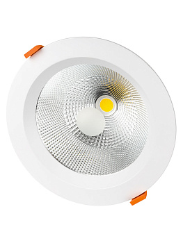 Светильник встраиваемый "Даунлайт" LED DCL-01-050 50 Вт, 4000 К, 80 Ra, IP20, прозрачный расс., TDM