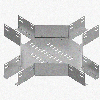 Лоток крестообразный перфорированный КМ 150х65 У3, окрашенный, S1,0