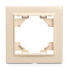 Рамка 1-местная STEKKER, PFR00-9001-02, серия Эрна, слоновая кость