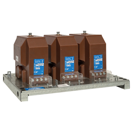 Трёхфазная группа трансформаторов напряжения НИОЛ-СТ-10-2М1-100/V3/100/V3/100/3-0,5/0,5/3Р-20ВА/20ВА/100ВА У2 EKF
