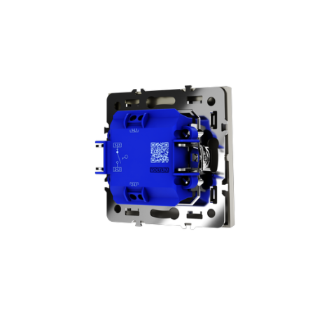 Выключатель встраиваемый Voltum S70 одноклавишный 10А, (шелк)