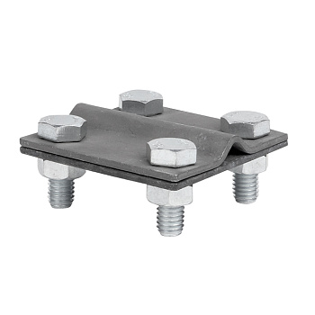 Зажим универсальный полоса 30 - прут 10 (пластина 57x57мм) HZ PROxima EKF