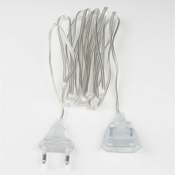 Удлинитель для подключения гирлянд. 10м. 100 Вт. Тип Y25. прозрачный. Uniel