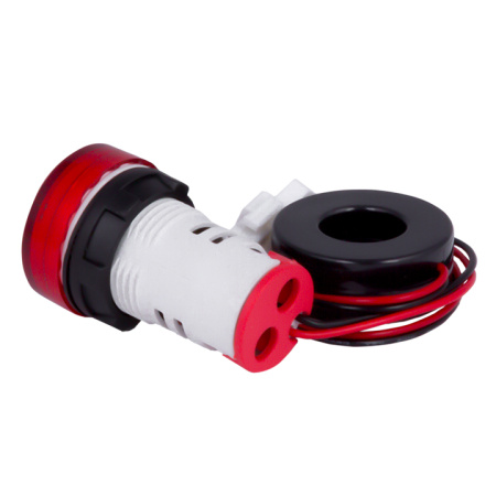 Индикатор значения тока и напряжения красный ED16-22AVD 100А PROxima в комплекте с трансформатором тока EKF