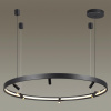 Подвесной св-к с ПДУ IP20 LED 63W+37W 2656Лм 3000-6000K металл/черн с золотом FONDA ODEON LIGHT