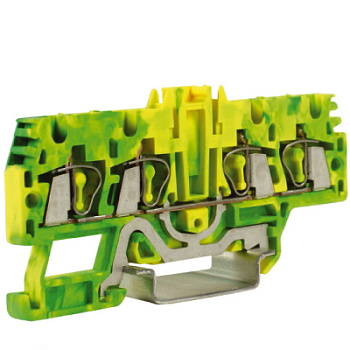 HTE.2/2+2(Ex), зажим для заземления, 2 ввод/2 вывода, 2,5 кв.ммжелто-зеленый DKC