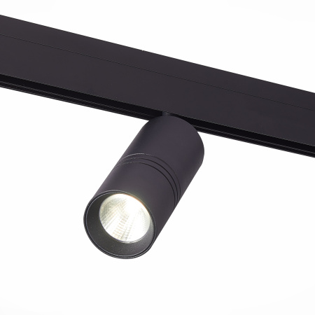 Магнитный трековый светильник Черный LED 1*18Вт 3000К 1 530Lm Ra>90 36° IP20 L-xW60xH148 48В ST365.436.18 ST LUCE