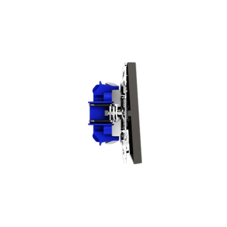 Проходной переключатель встраиваемый Voltum S70 одноклавишный 10А, (кашемир)