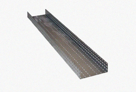 Лоток перфорированный ЛМ 300х50х2000 УТ1,5, горячее цинкование S1,5