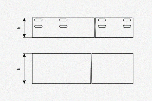 Лоток глухой ЛМГ 50х65х2000 УХЛ1, горячее цинкование S1,0