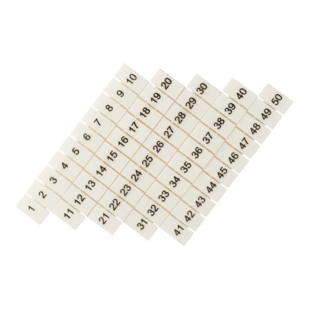 Маркеры для JXB-ST 4 с нумерацией 1-50 (100 шт) PROxima EKF
