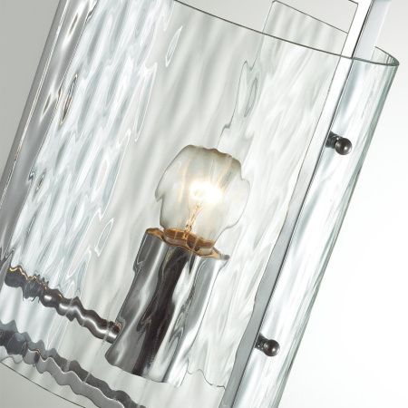 Бра E27 1*60W ELEGANTE хром/прозрачный/стекло ODEON LIGHT