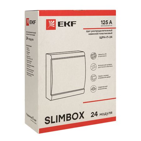 Щит распред, навесной ЩРН-П-24 "SlimBox" IP41 PROxima EKF