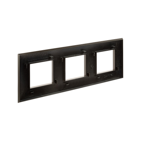 Рамка "Avanti", "Серый жемчуг", 3 поста (6 мод.) DKC