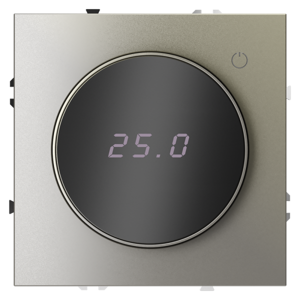 Терморегулятор электронный Voltum S70 с индикацией и датчиком, для теплого пола, (шелк) Терморегулятор электронный Voltum S70 с индикацией и датчиком, для теплого пола, (шелк)