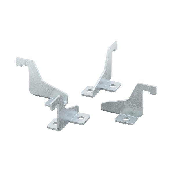 Комплект фиксации цоколя CQE к полу, для уголков цоколя R5BP, R5NBP, 1комплект - 4 фиксатора. DKC