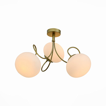 Люстра потолочная Золото/Белый E27 3*40Вт SL717.202.03 EVOLUCE
