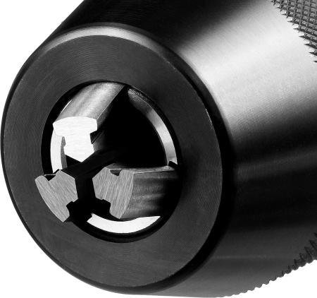 Патрон для станков, Профессионал 29088-16, В16мм, посадка на конус Морзе, высокоточный, быстрозажимной с фиксирующим кольцом, D=0-16мм ЗУБР