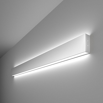 Линейный светодиодный накладной двусторонний светильник 40Вт 6500К серебро матовое IP20 (a041470) Elektrostandard Pro