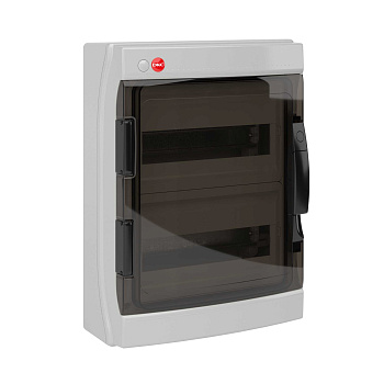 ЩРн-П-24, IP65, серый, с клеммным блоком 63А DKC