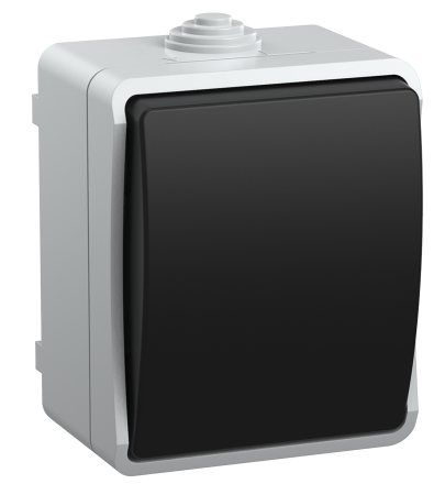 Выключатель 1-клавишный для ОУ ВС20-1-0-ФСр ФОРС IP54 IEK