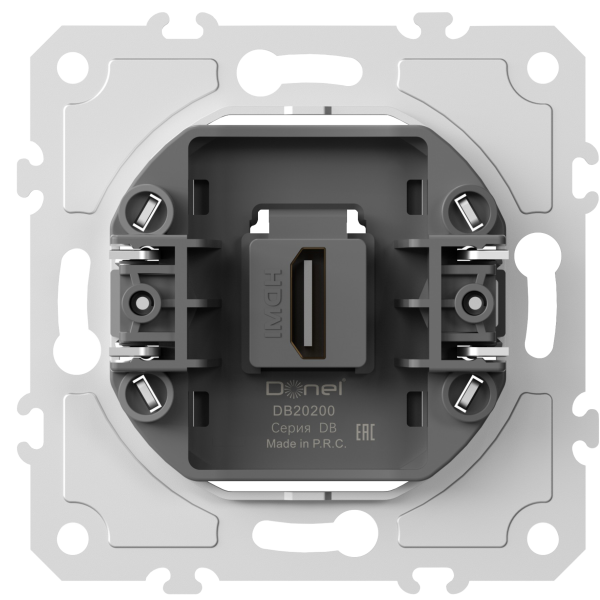 Donel механизм HDMI 2.0a, черный, разъем Type A 180° 4K Full HD @ 60 Hz 3D, HDR, серия DB Donel механизм HDMI 2.0a, черный, разъем Type A 180° 4K Full HD @ 60 Hz 3D, HDR, серия DB