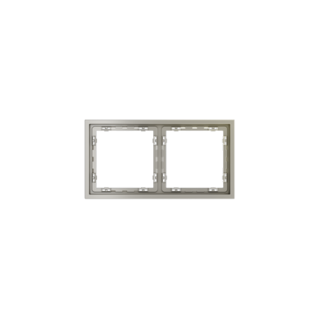 Рамка пластиковая Voltum S70 на 2 поста, (шелк)