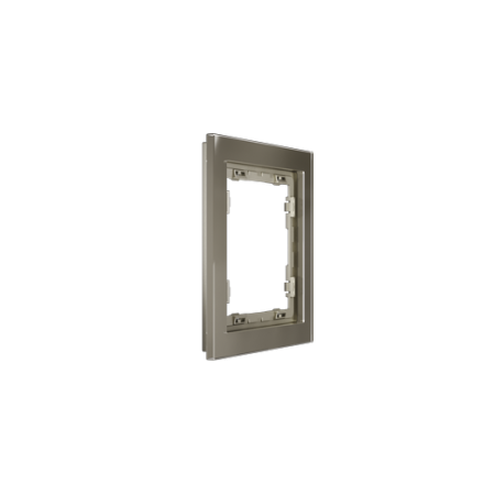 Рамка стеклянная Voltum S70 на 1 пост, (шелк, стекло)