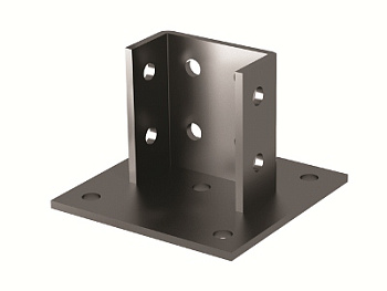 Усиленное крепление к потолку для двойного С-образного профиля 41х41, горячеоцинкованное DKC