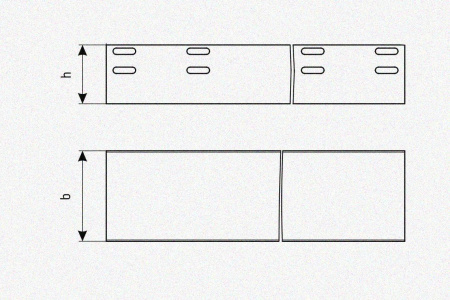 Лоток глухой ЛМГ 80х80х2000 УТ1,5, горячее цинкование, S1,2