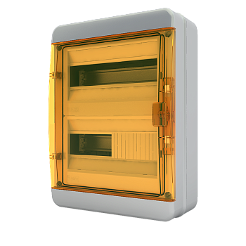 Щит навесной ЩРН-П 24 мод. оранж. крышка IP65 BNO 65-24-1 Tekfor